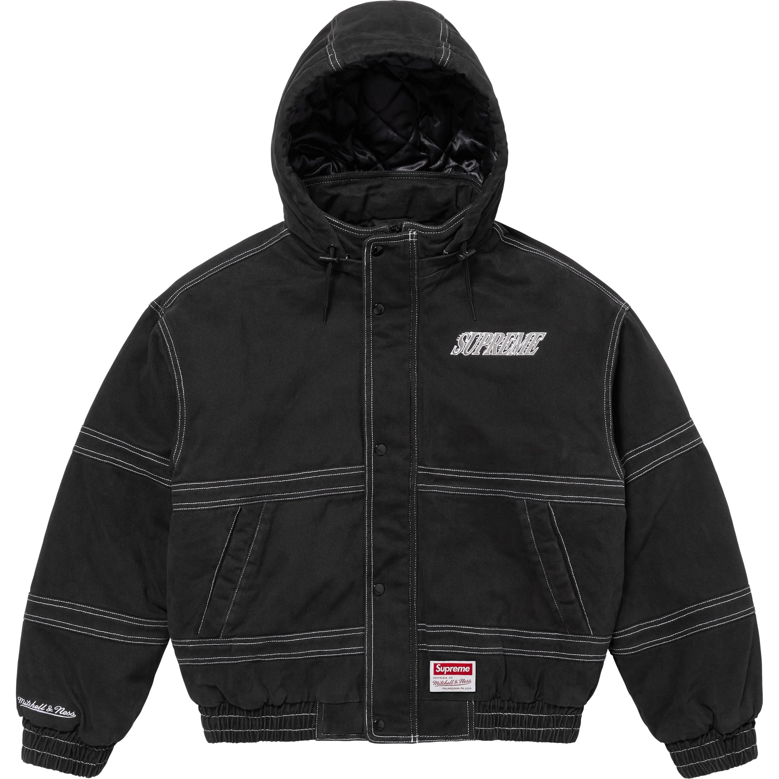 Supreme®/Mitchell & Ness® Twill Stadium Jacket view 5